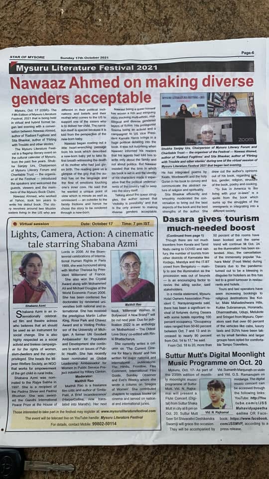 Mysuru Book Clubs in the news
