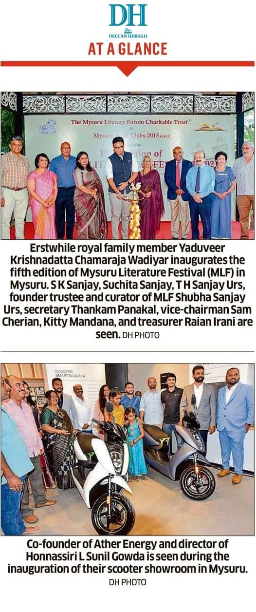 Mysuru Book Clubs in the news