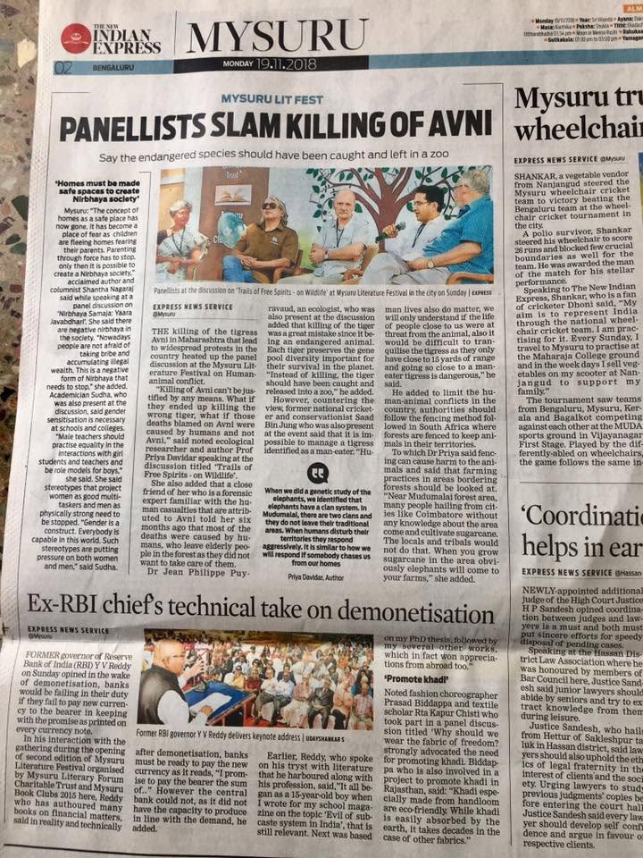 Mysuru Book Clubs in the news
