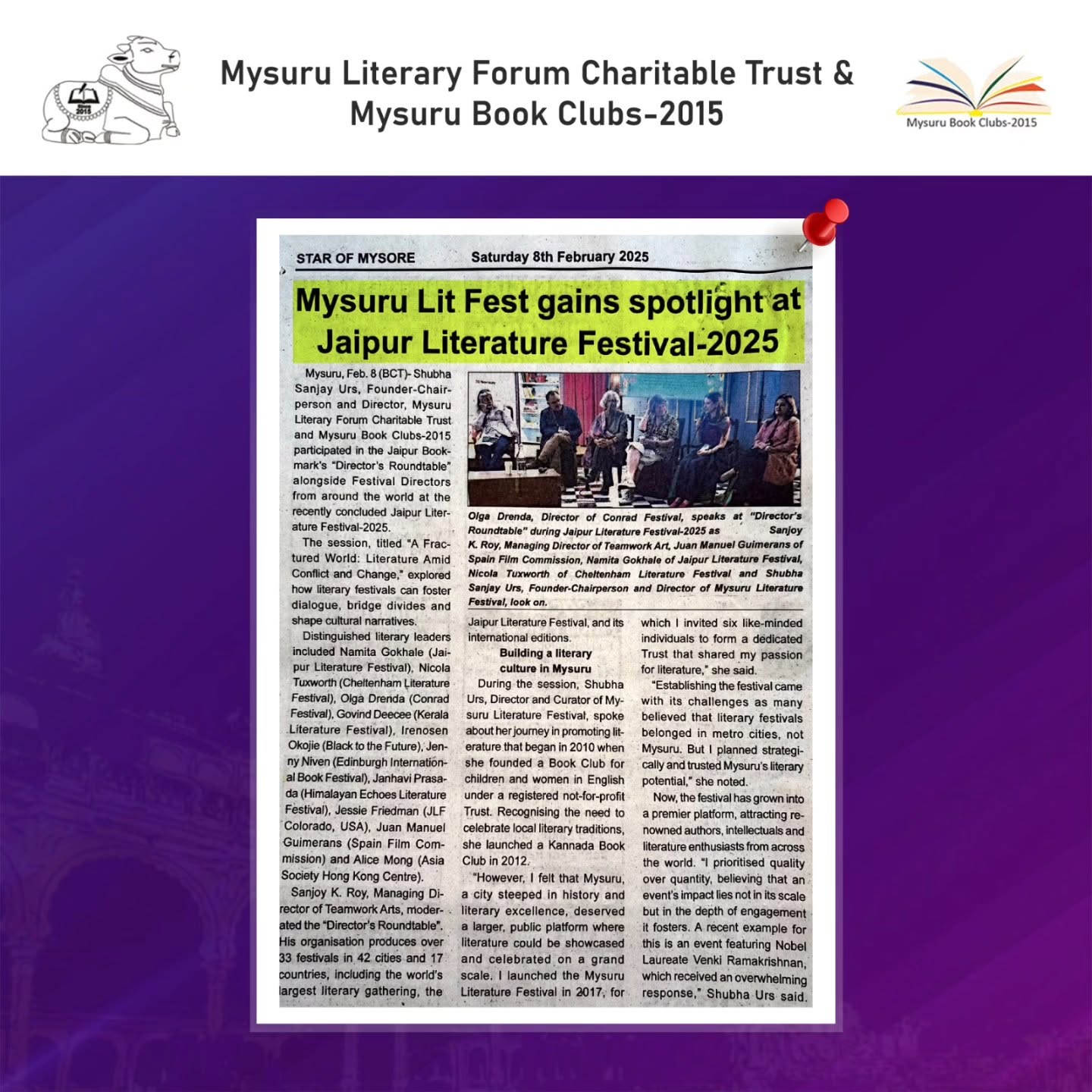 Mysore Book Clubs in the news — 39