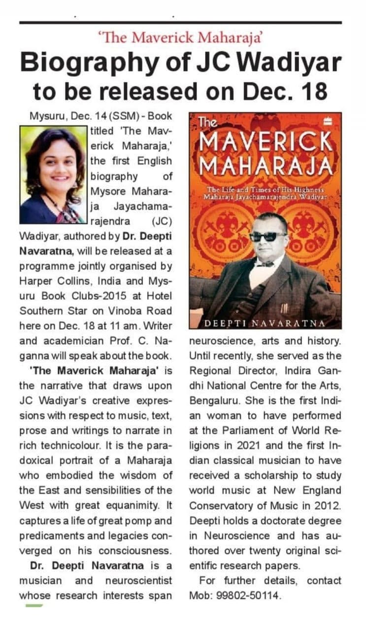 Mysuru Book Clubs in the news — 43