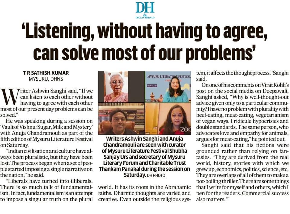 Mysuru Book Clubs in the news — 46