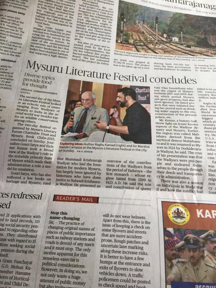 Mysuru Book Clubs in the news