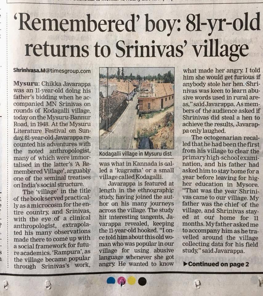 Mysuru Book Clubs in the news