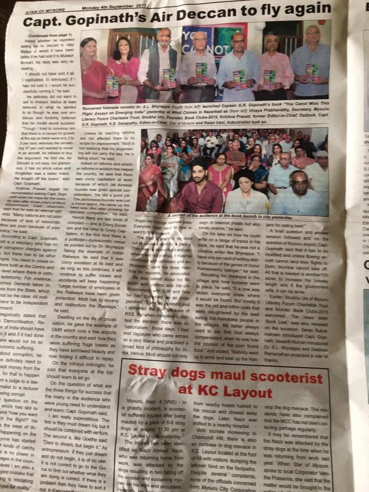 Mysuru Book Clubs in the news