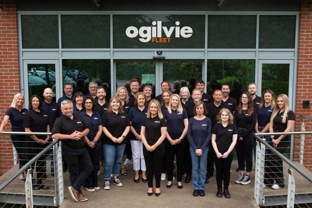 Ogilvie Fleet staff celebrating a record braking year