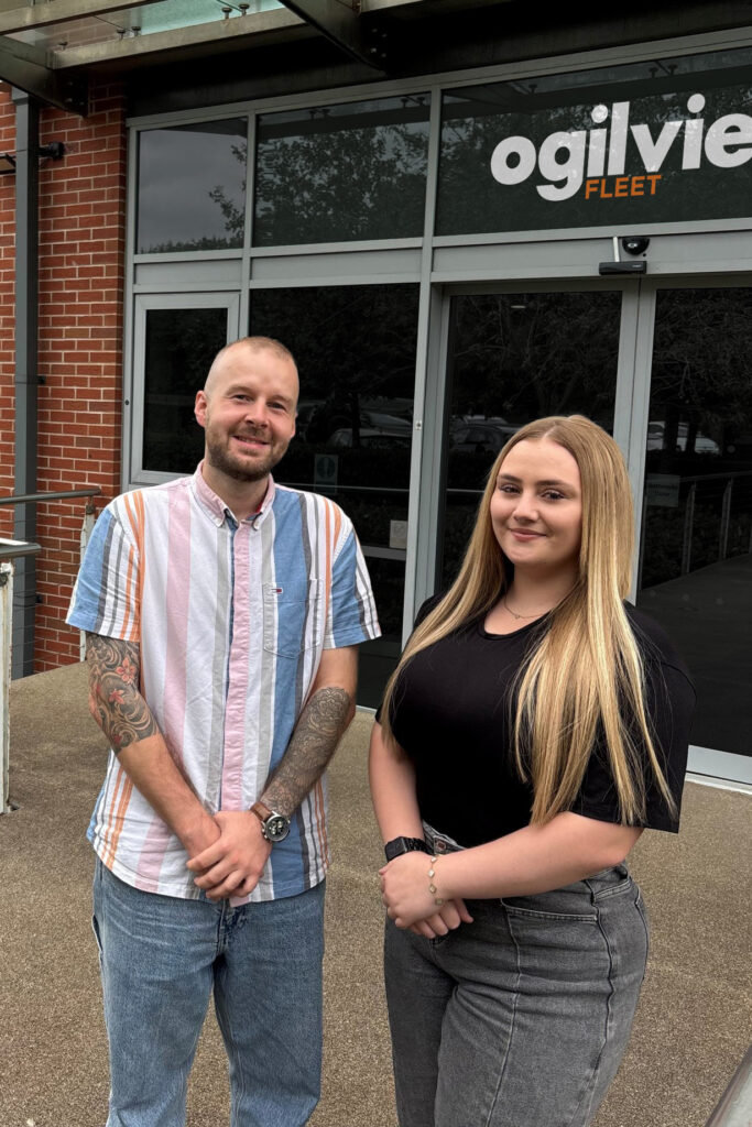 Promotions at Ogilvie Fleet for Jack Milne and Eloise Keane