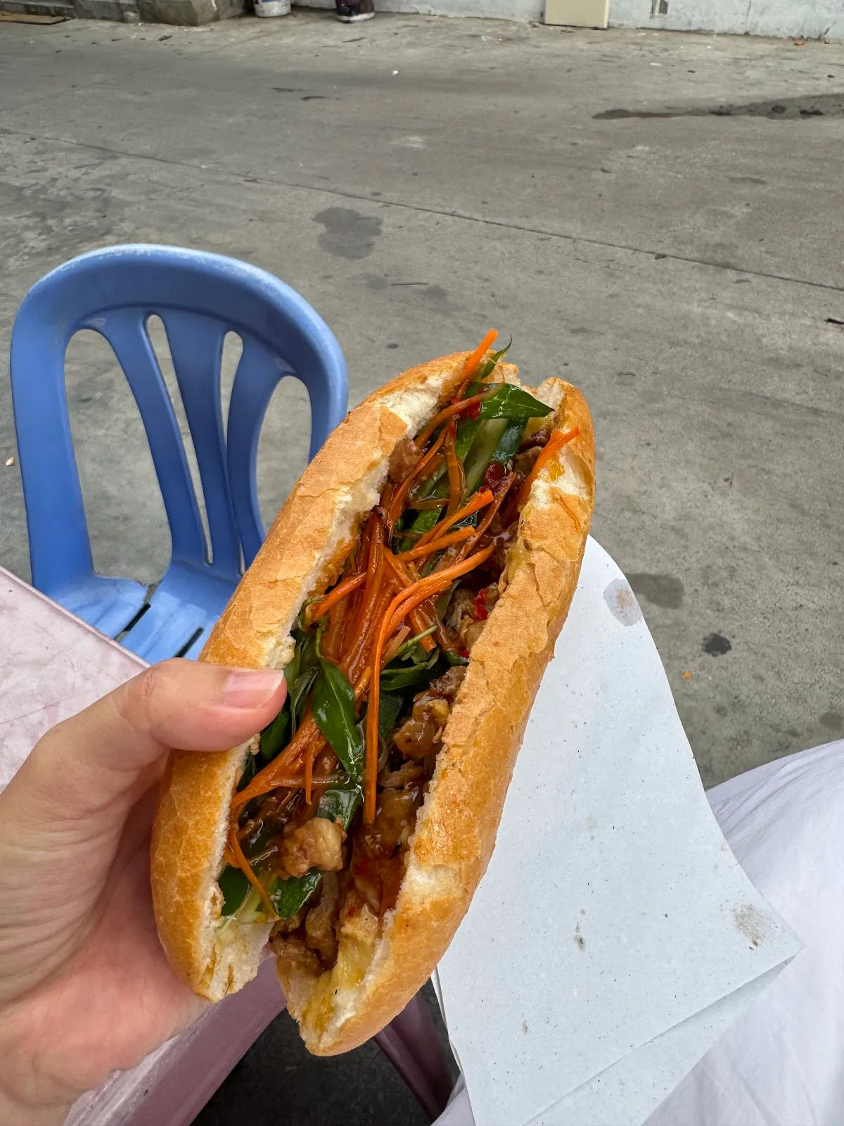 Bánh mì thịt xiên nướng — reference photo 1