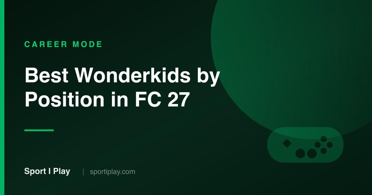 Best EA FC 27 Wonderkids by Position: GK to Striker