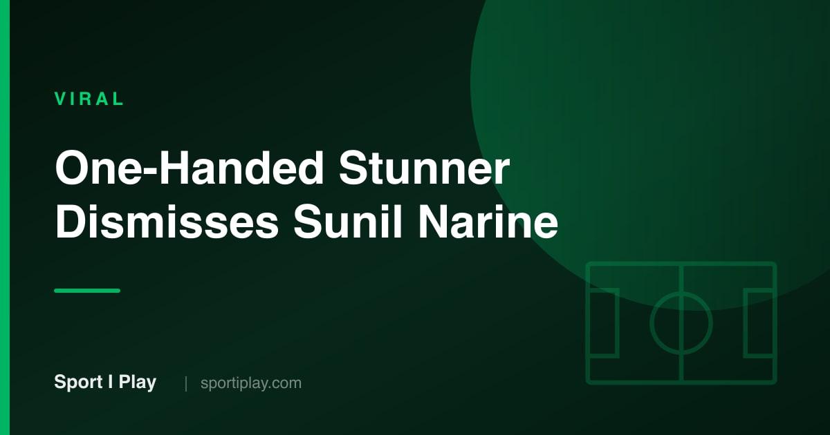 Glenn Phillips' One-Handed Stunner Dismisses Sunil Narine