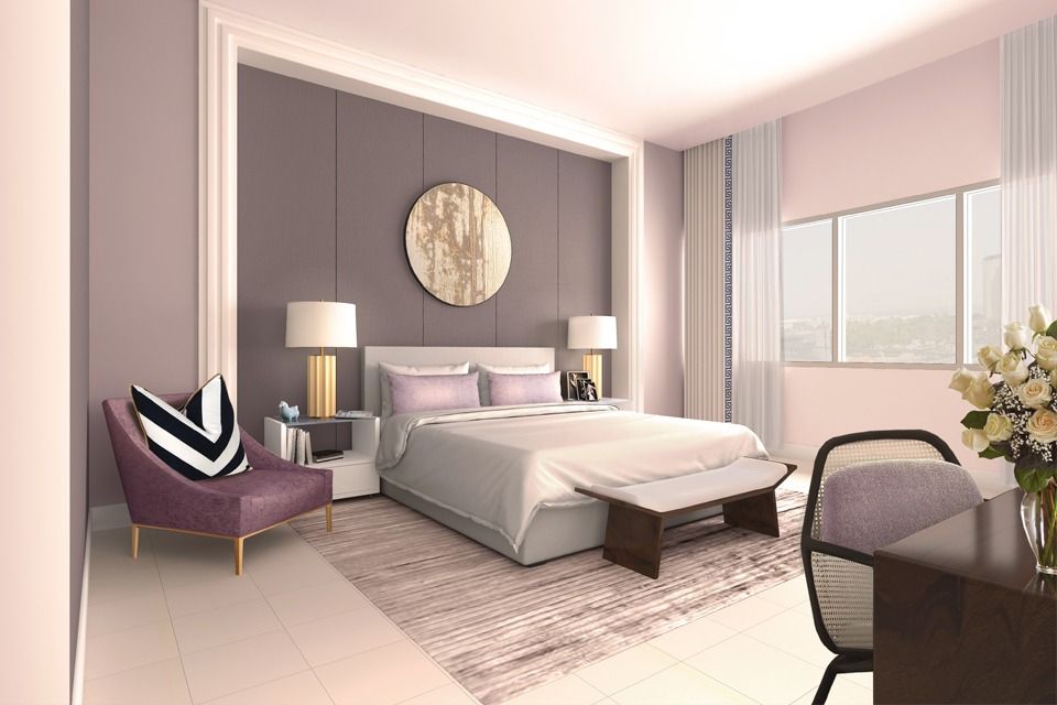 Luxury 5 Star Hotel Bedroom Interior Design