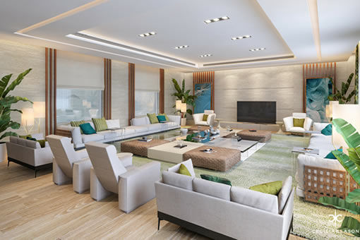 Residential Interior Design Companies in Dubai - BF Lounge Abs Palace - From CeciliaClasonInteriors.com