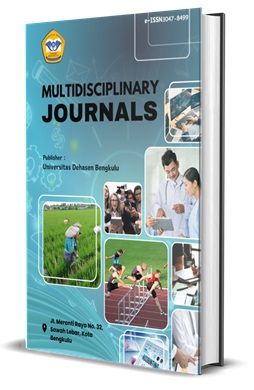 Front cover of Multidisciplinary Journals, published by Universitas Dehasen Bengkulu