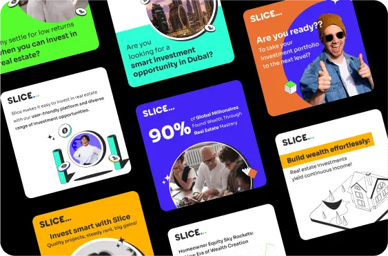 Why is Online Marketing Important example on our landing page for slice.