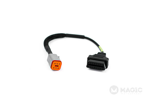 Connection cable: OBD Female to HD 6 Pins