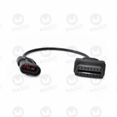 Connection cable: OBD female to FIAT 3 pin