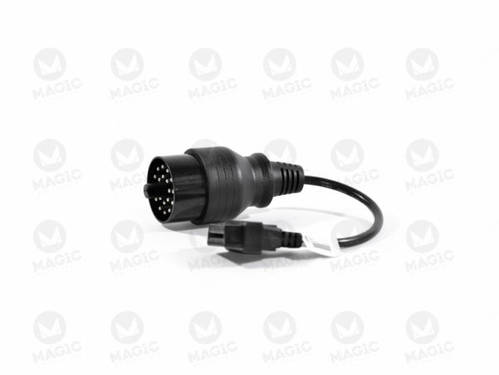 Connection cable: OBD female to BMW round diag socket
