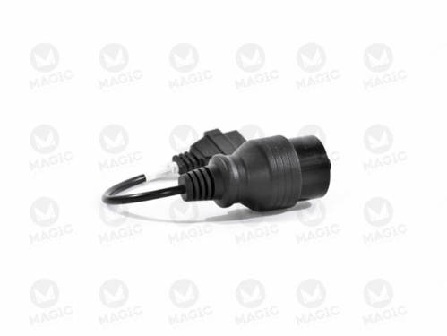 Connection cable: OBD female to BMW round diag socket