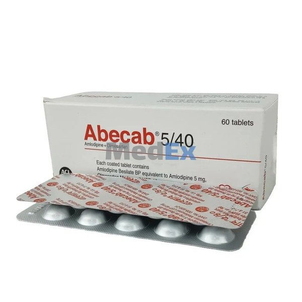Abecab 5 mg+40 mg Packaging
