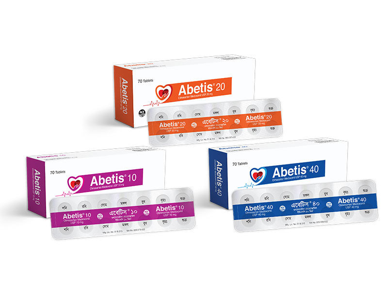 Abetis 20 mg Packaging