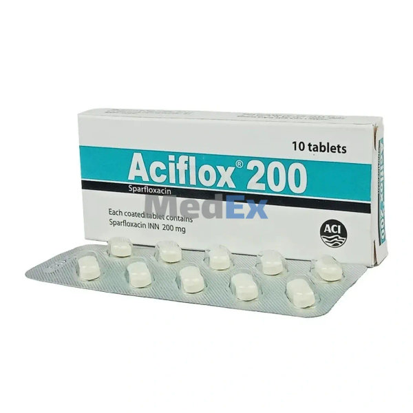 Aciflox 200 mg Packaging