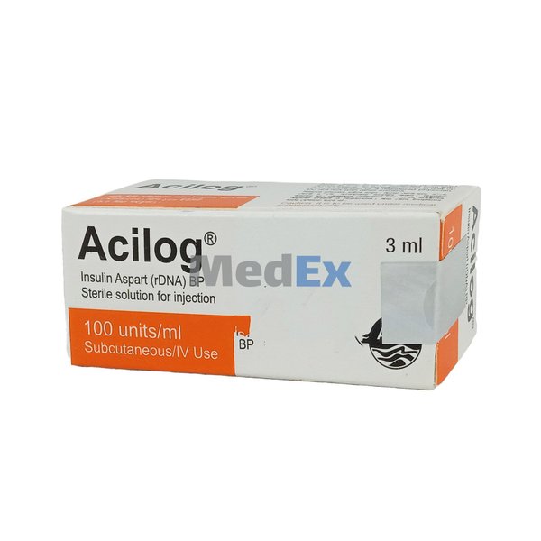 Acilog 100 IU/ml Packaging
