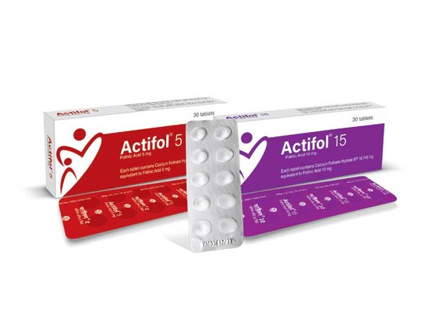Actifol 15 mg Packaging