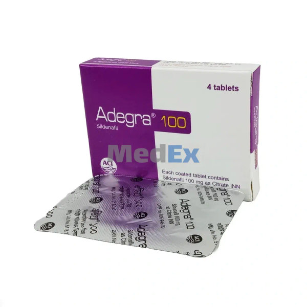 Adegra 100 mg Packaging