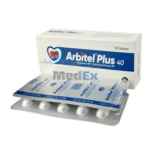 Arbitel Plus 40 mg+12.5 mg Packaging