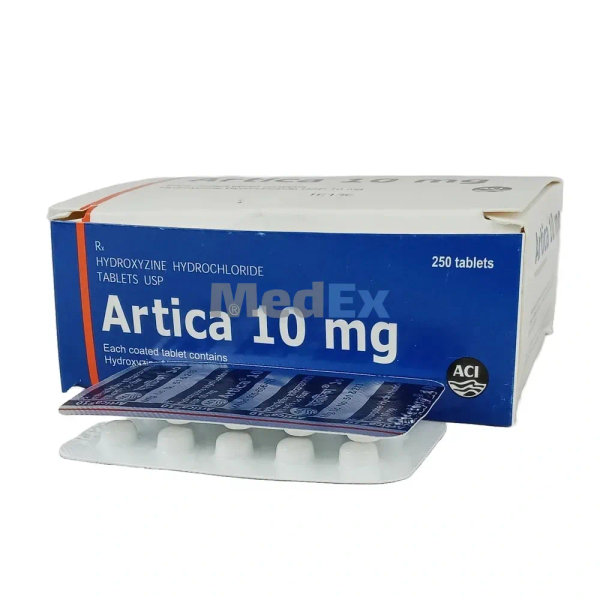 Artica 10 mg Packaging