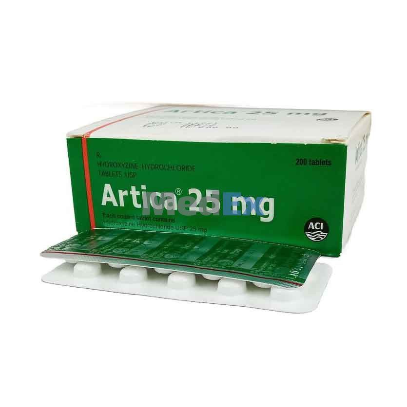 Artica 25 mg Packaging