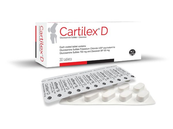 Cartilex D 750 mg+50 mg Packaging