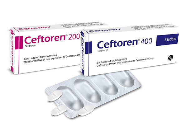 Ceftoren 400 mg Packaging