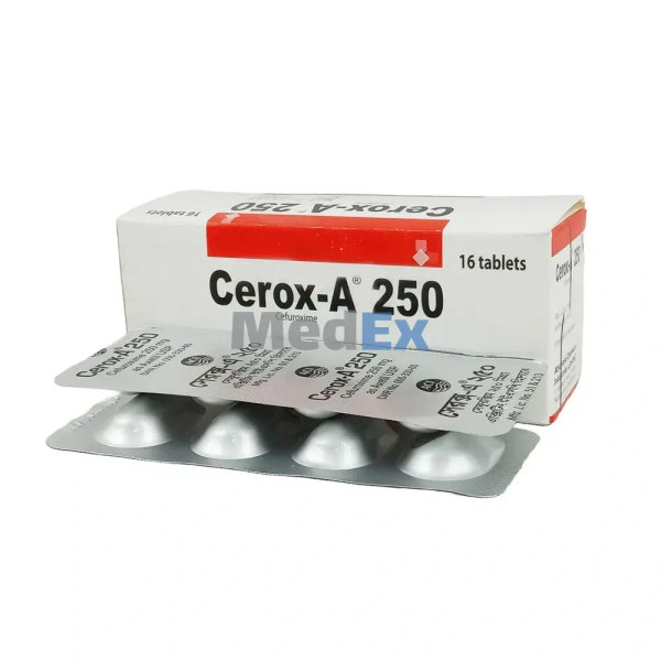 Cerox-A 250 mg Packaging