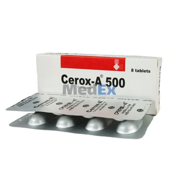 Cerox-A 500 mg Packaging