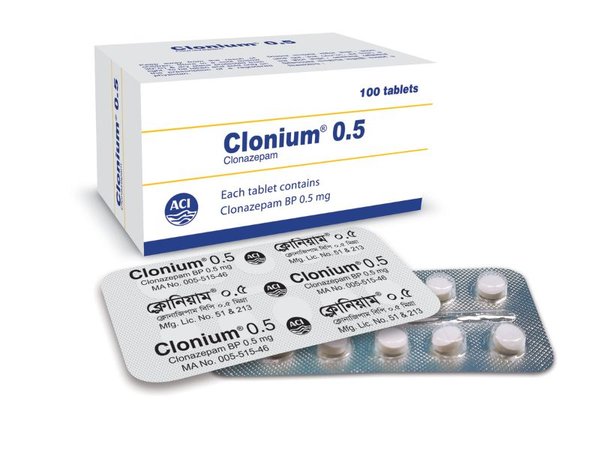 Clonium ODT 0.5 mg Packaging