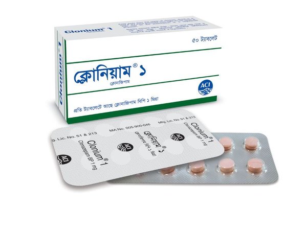 Clonium 2 mg Packaging