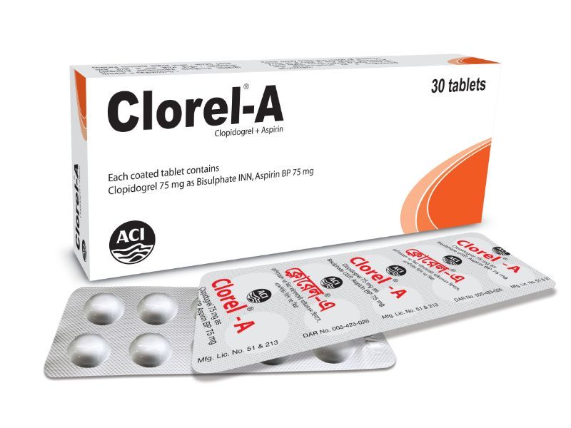 Clorel-A 75 mg+75 mg Packaging