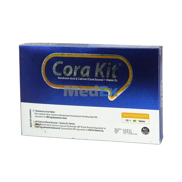 Cora Kit 150 mg+600 mg+400 IU Packaging