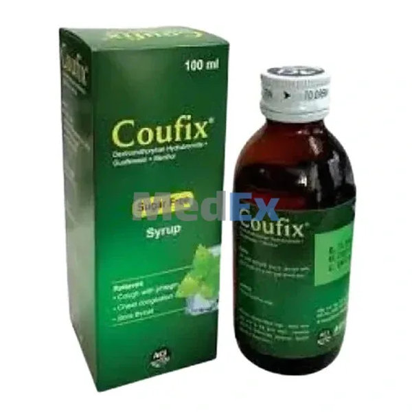 Coufix (200 mg+15 mg+15 mg)/5 ml Packaging