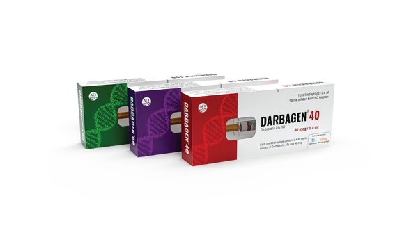 Darbagen 60 mcg/0.3 ml Packaging