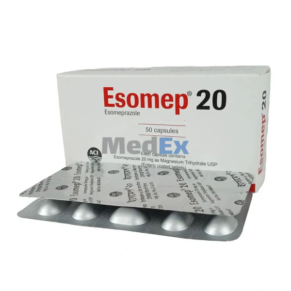 Esomep 20 mg Packaging