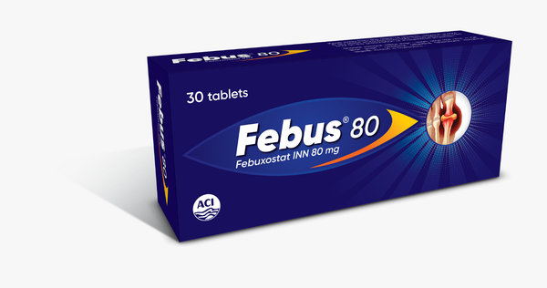Febus 80 mg Packaging