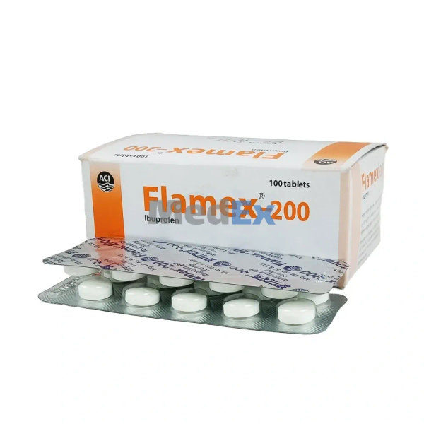 Flamex 200 mg Packaging