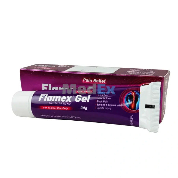 Flamex 5% w/w Packaging