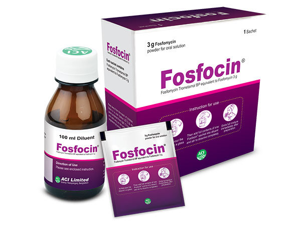 Fosfocin 3 gm/sachet Packaging