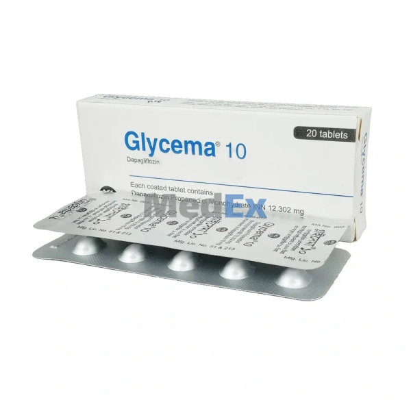Glycema 10 mg Packaging