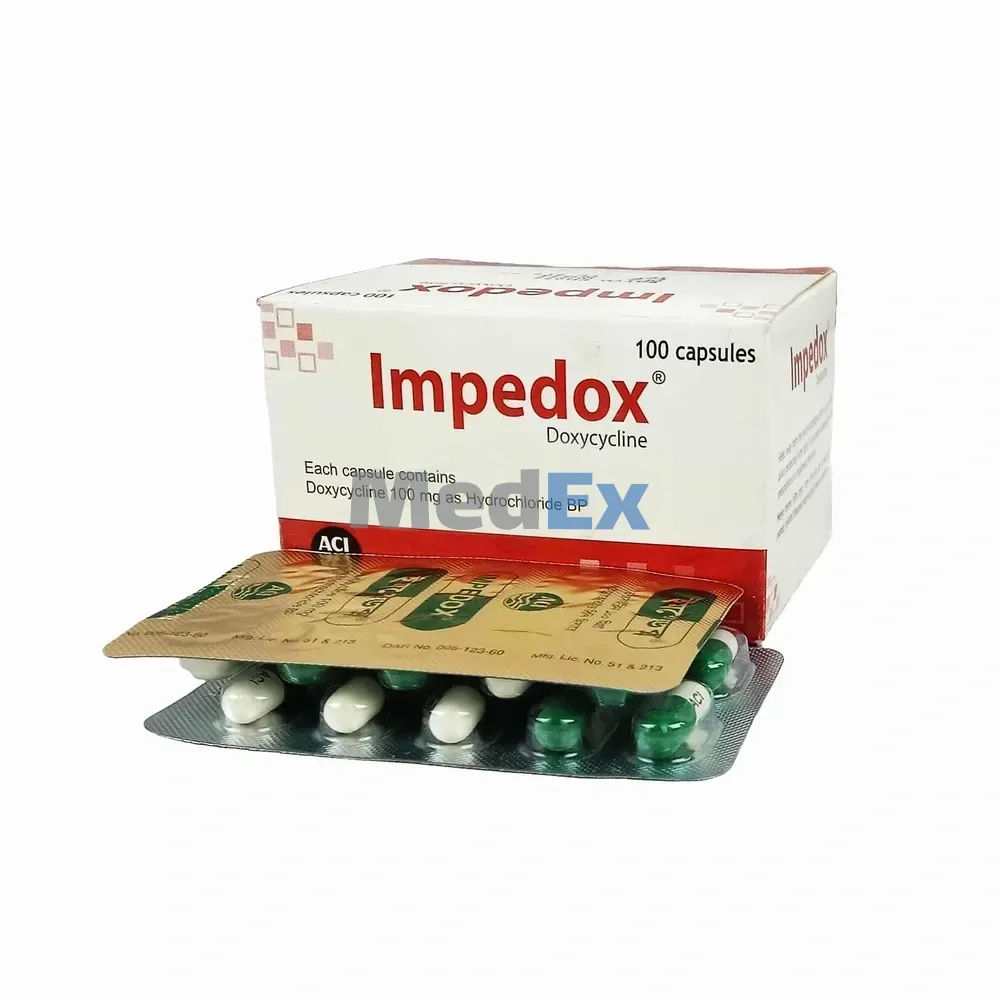 Impedox 100 mg Packaging