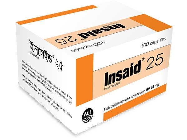 Insaid 25 mg Packaging