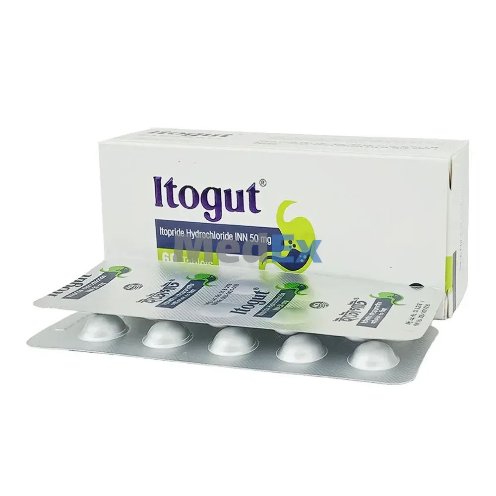 Itogut 50 mg Packaging